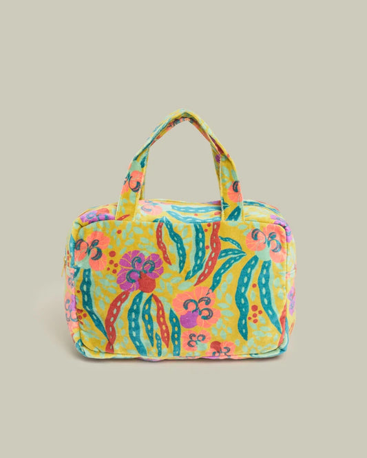 Kleine Samttasche von Les Touristes Paris – 100% Baumwolle – Allegria gold