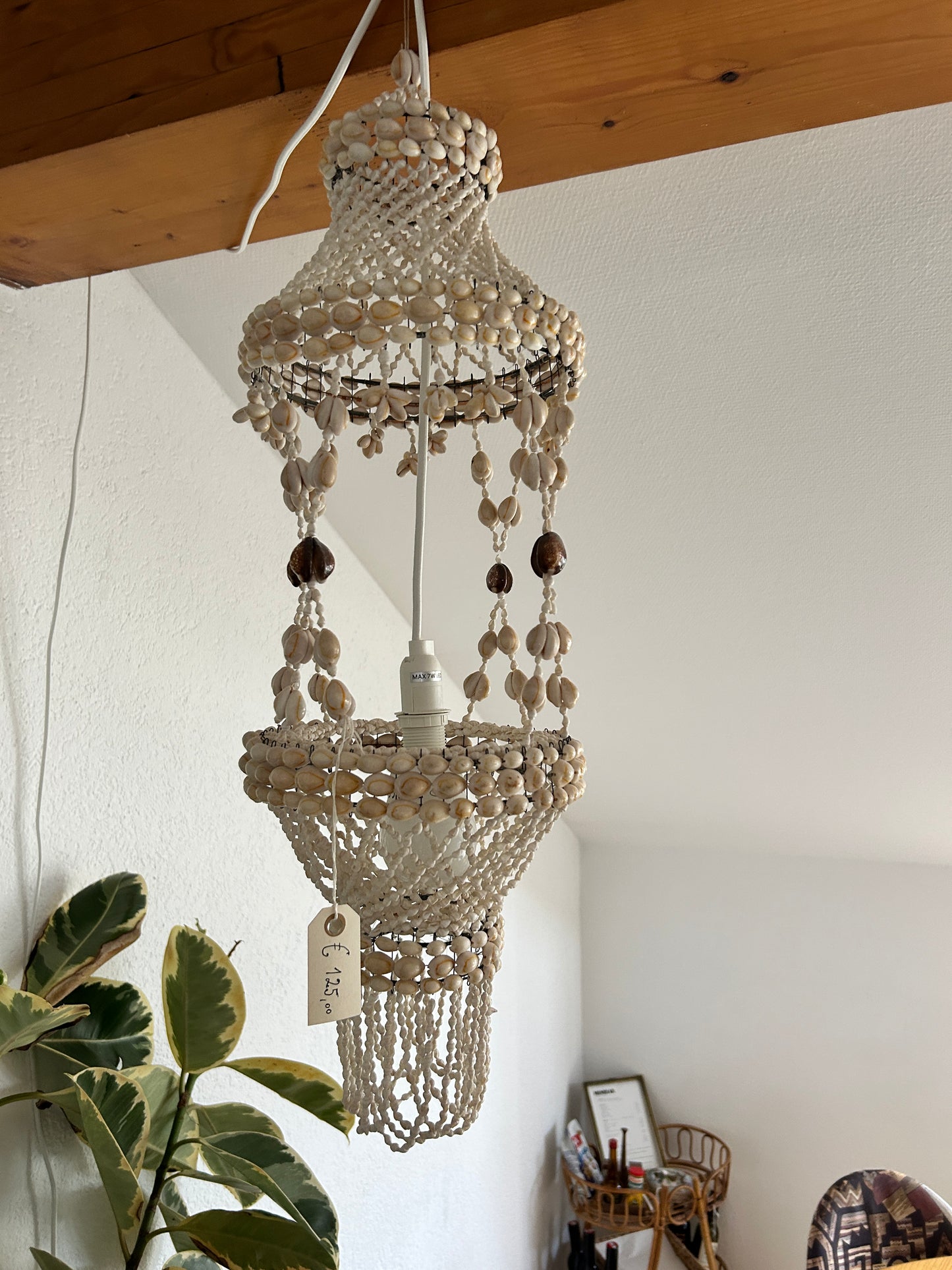 Muschel Chandelier Vintage