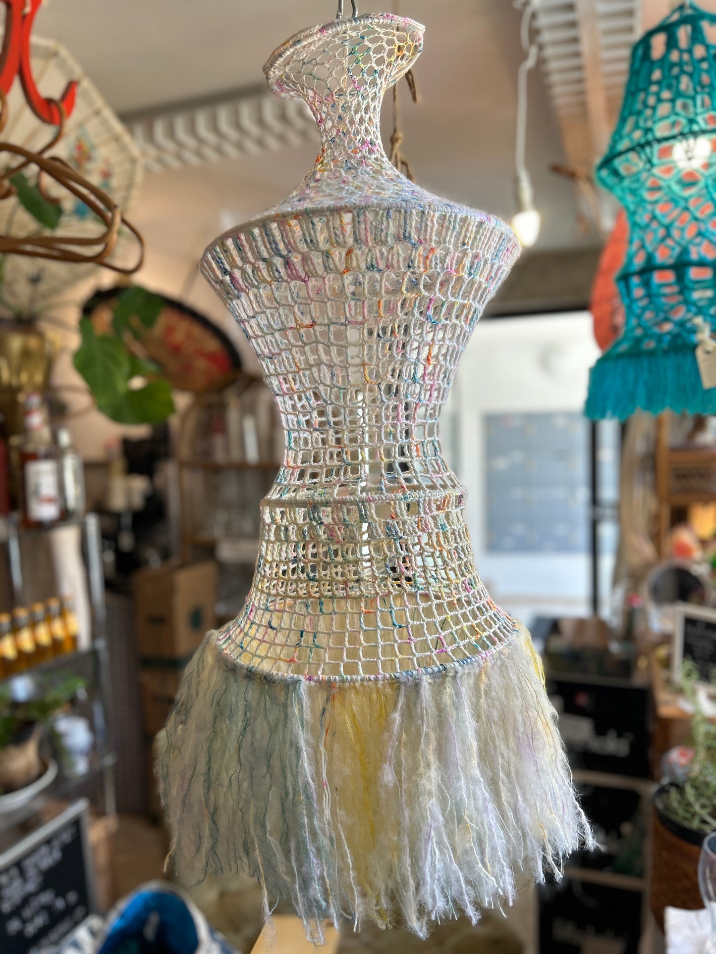 Lampenschirm für Pendelleuchte - handgemacht