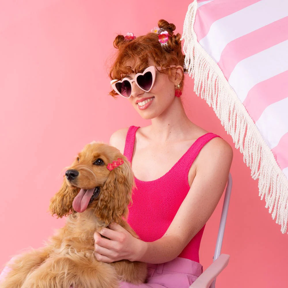 Ohrringe Hibiskus von Coucou Suzette