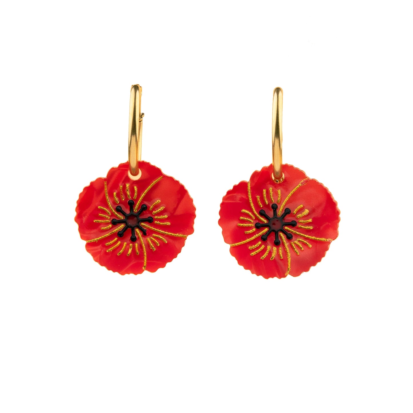 Ohrringe Mohnblume von Coucou Suzette
