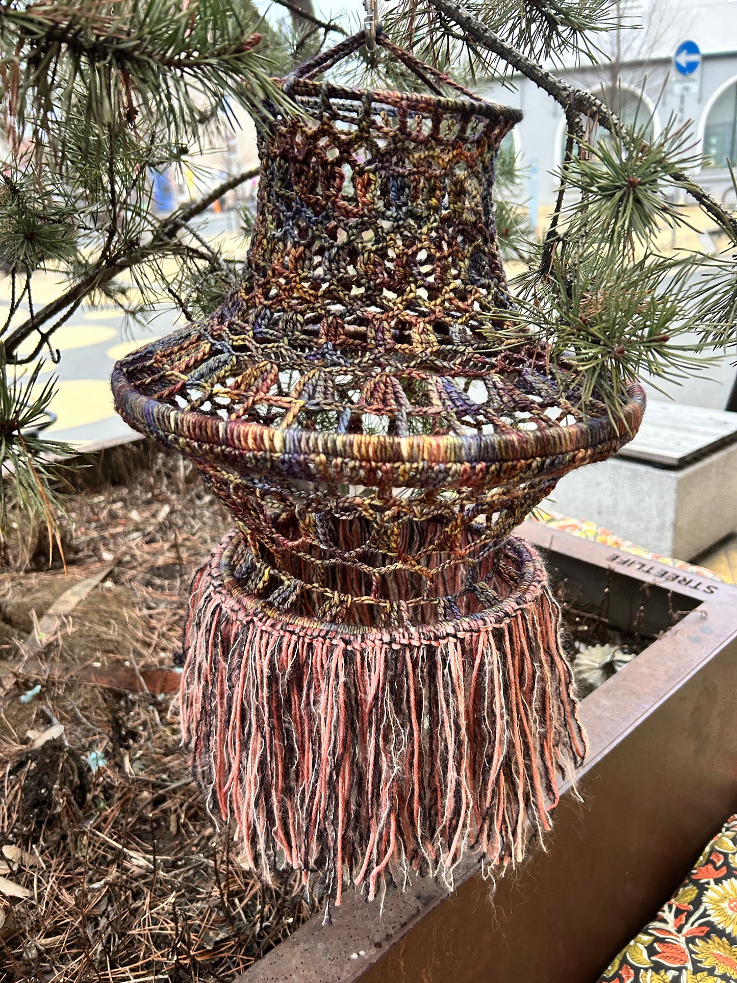 Lampenschirm für Pendelleuchte - handgemacht