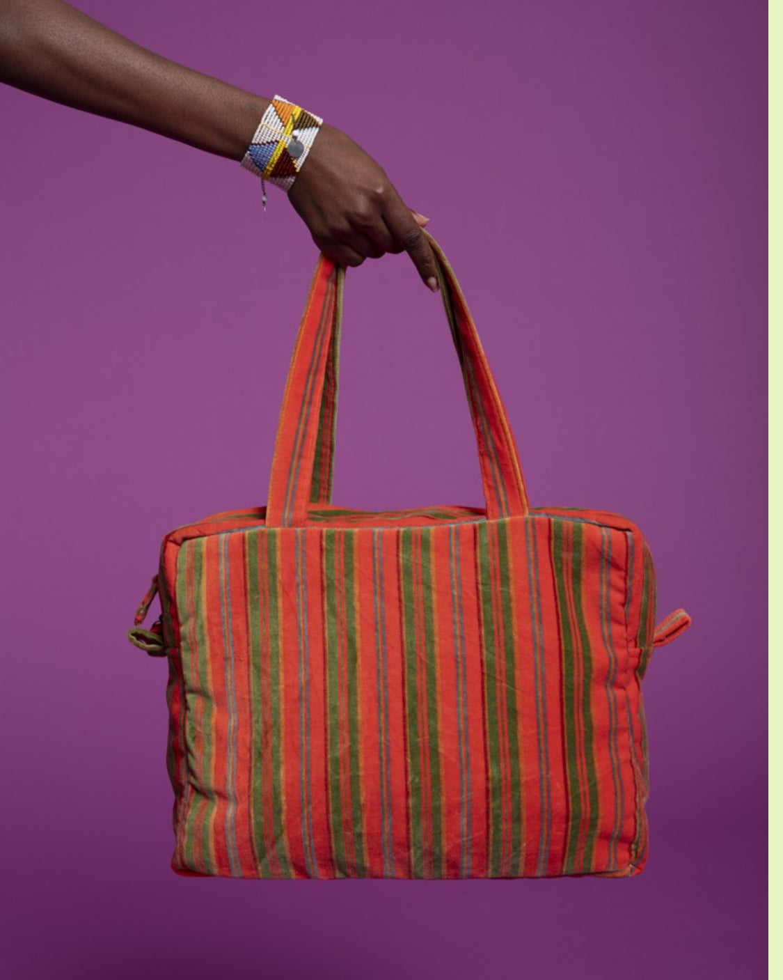 (Akten-)Tasche von Les Touristes Paris – 100% Baumwolle