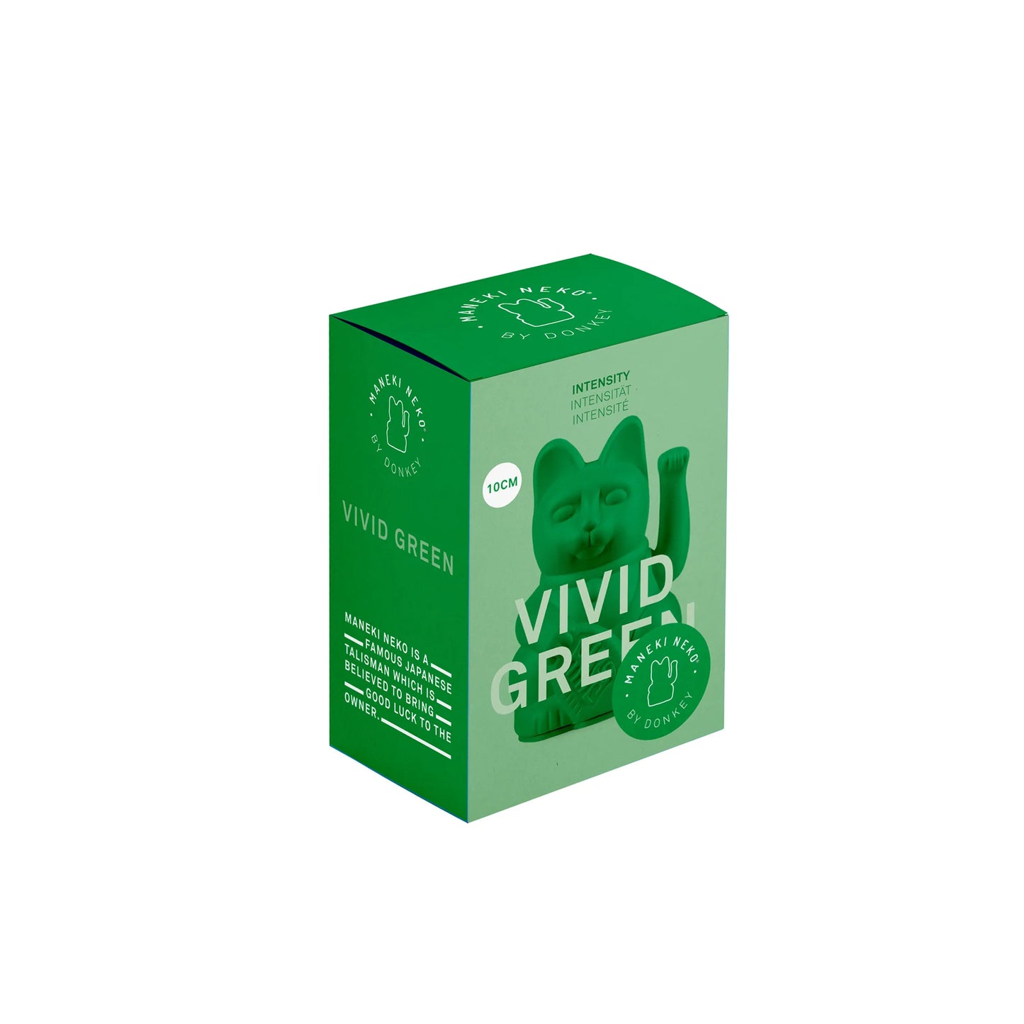 Winkekatze Mini Vivid Green – Intensität