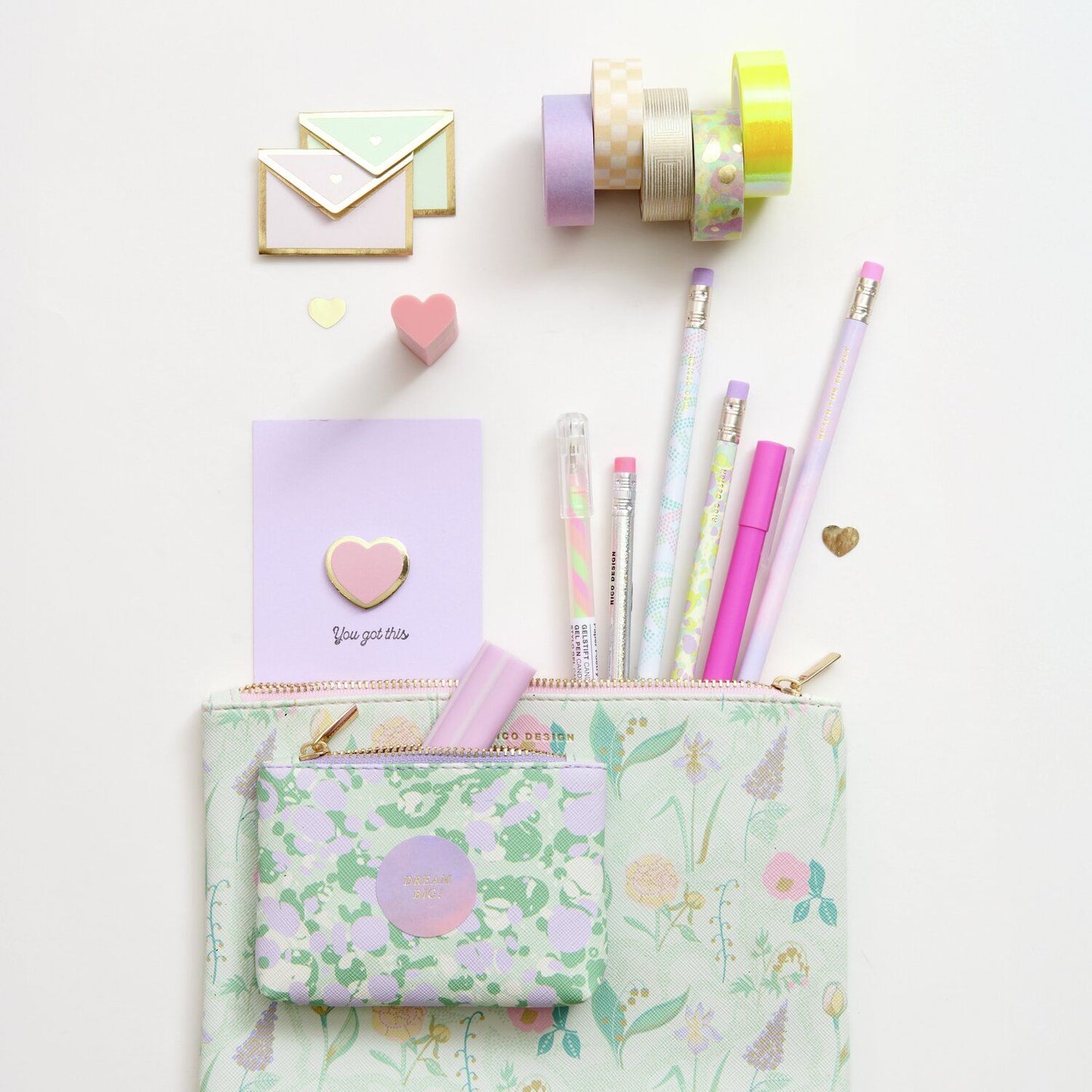 Washi Paper Poetry Tape Set Himmel 5 Stück 1,5cmX10m