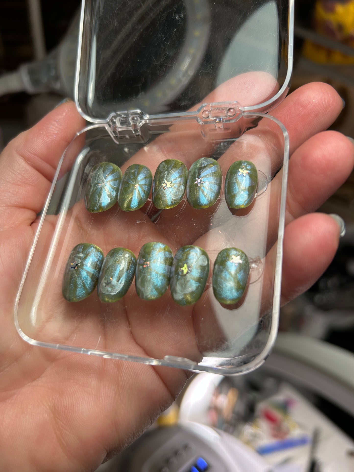 Set luxury Press-On Nails made by @managerienails