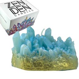 Kerze in Form eines Kristalls von Zen Den