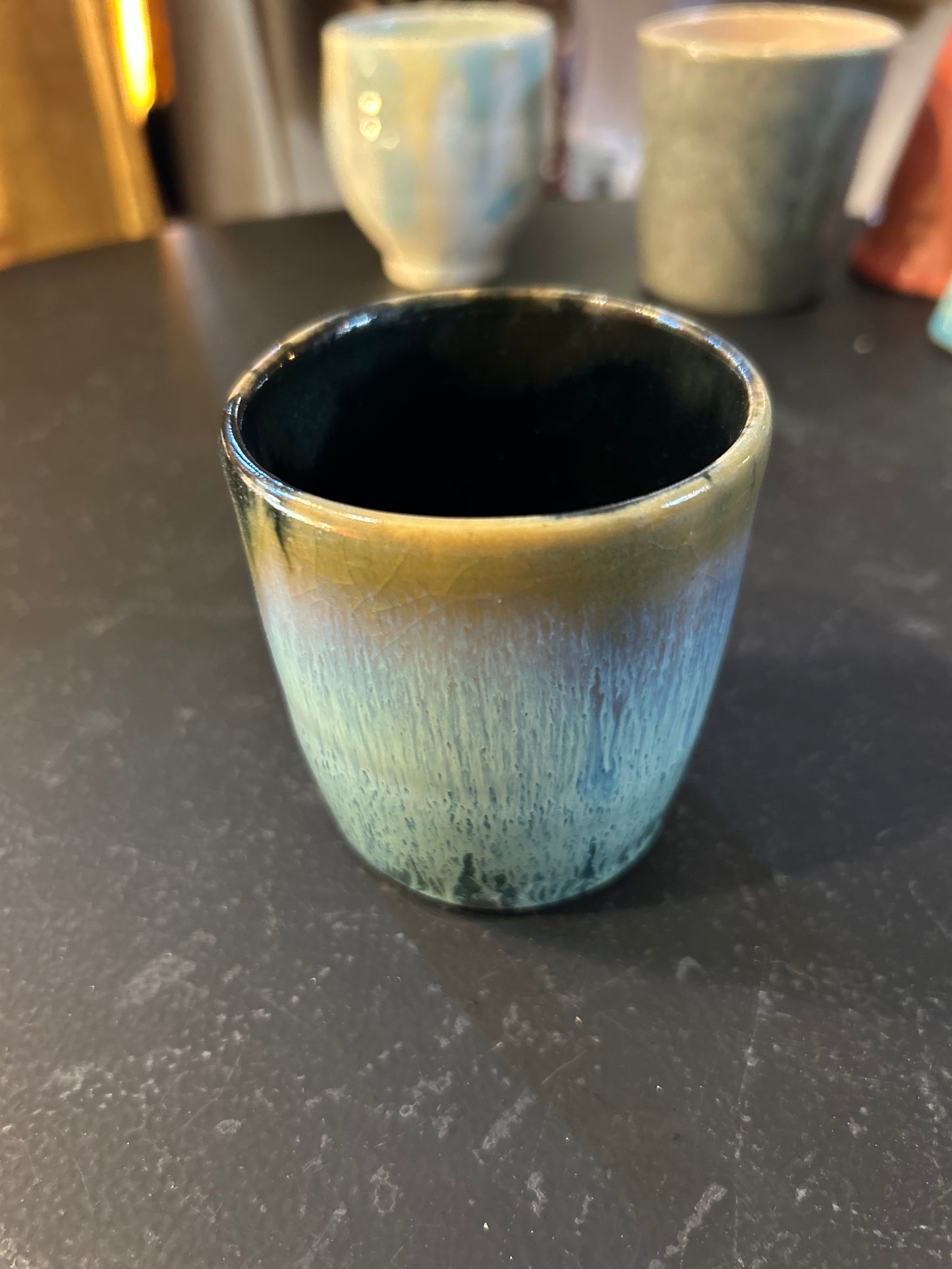 Teeschale/Kaffeebecher glasiert - Handgemachte Keramik von Johanna Reiner