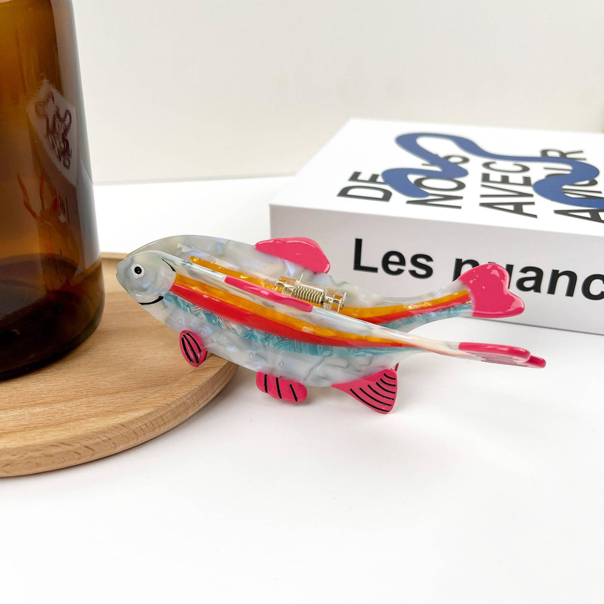 Haarklammer Fisch Regenbogenforelle