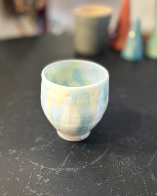 Teeschale/Kaffeebecher glasiert - Handgemachte Keramik von Johanna Reiner