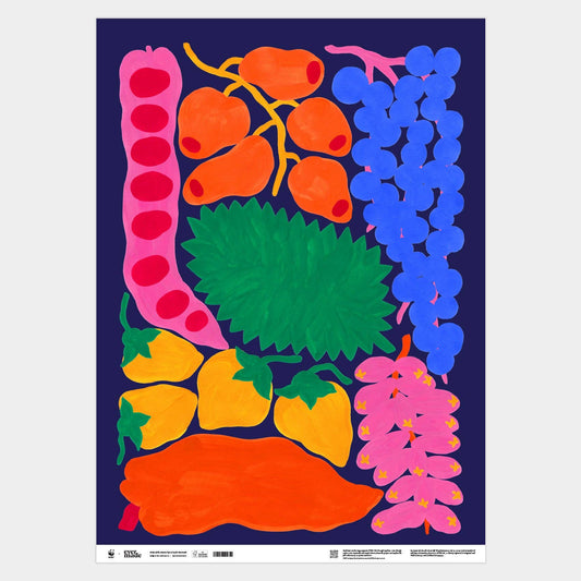 Geschenkpapier „Früchte des Amazonas“ von Liv Lee