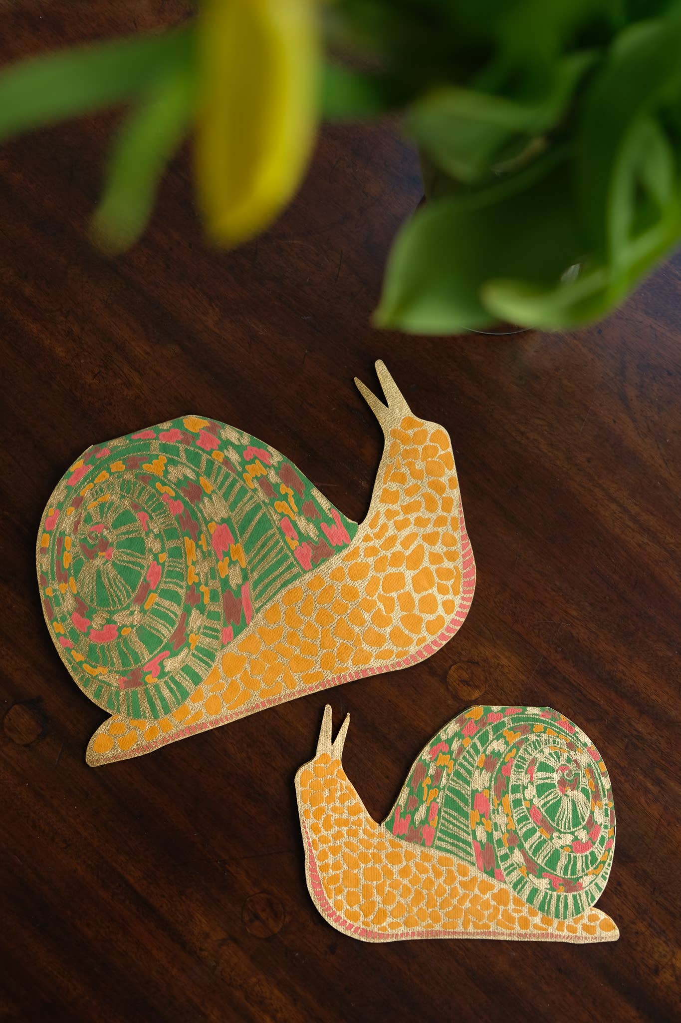 Schnecken-Grußkarte: C6