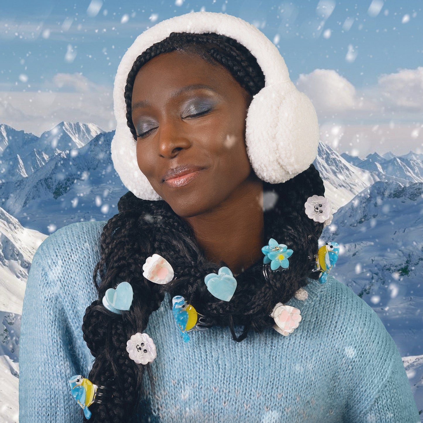 Mini-Haarklammer Katzen-Pfote von Coucou Suzette