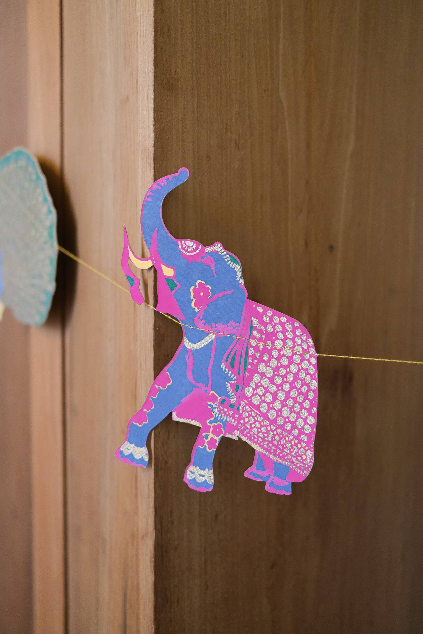 Indien genähte Girlande