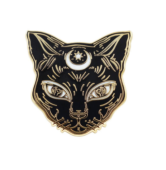 Luna The Black Cat – Emaille Pin