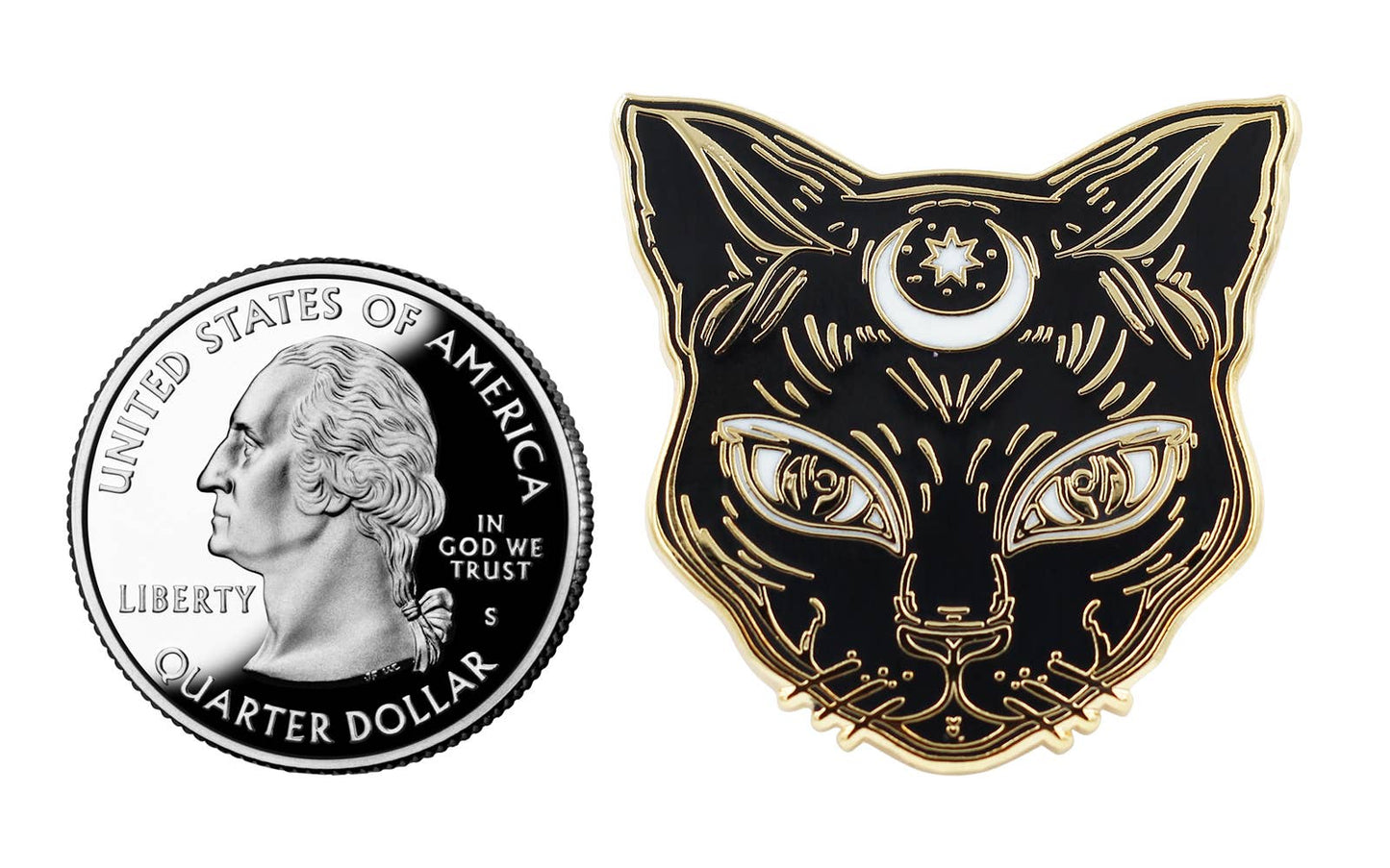 Luna The Black Cat – Emaille Pin