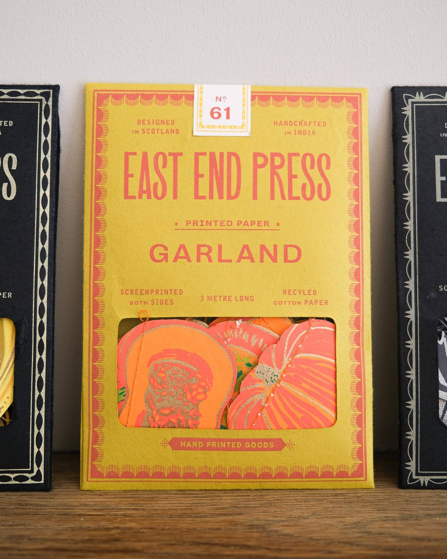 Genähte Kürbisgirlande