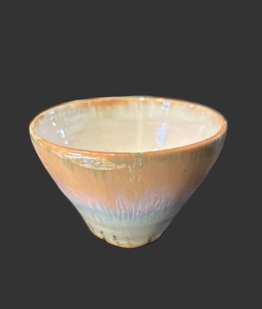 Teeschale glasiert - Handgemachte Keramik von Johanna Reiner
