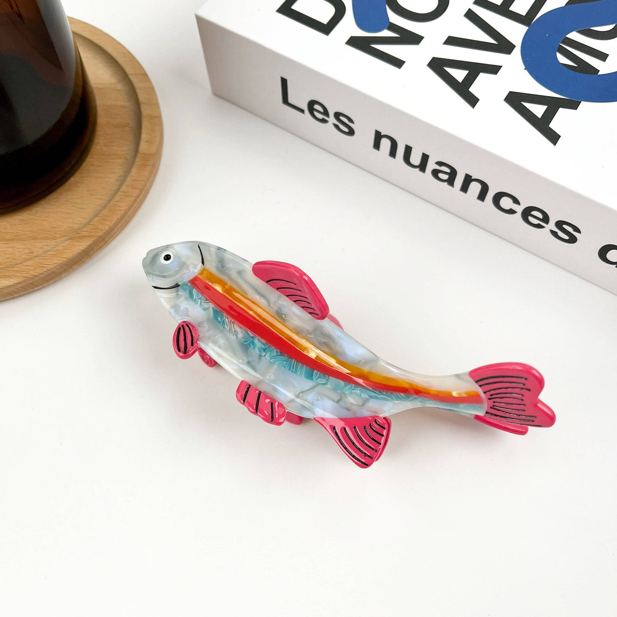 Haarklammer Fisch Regenbogenforelle