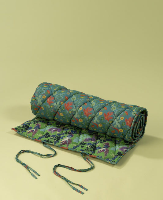 Baumwollmatte TAPIS DE YOGA - Ancolie Vibrant Green