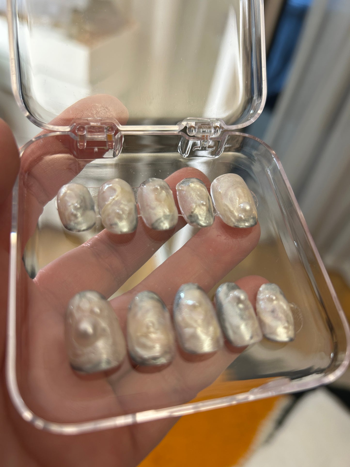Set Press on Nails - handgemacht Oysters