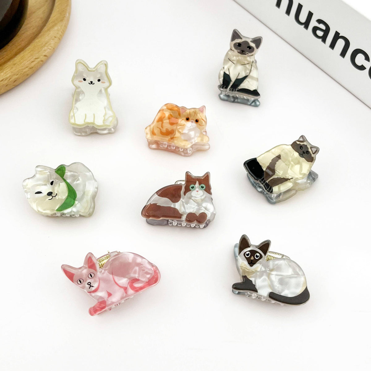 Mini Haarklammer Katze