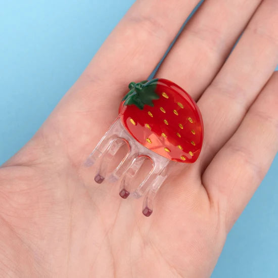 Mini-Haarklammer Erdbeere von Coucou Suzette