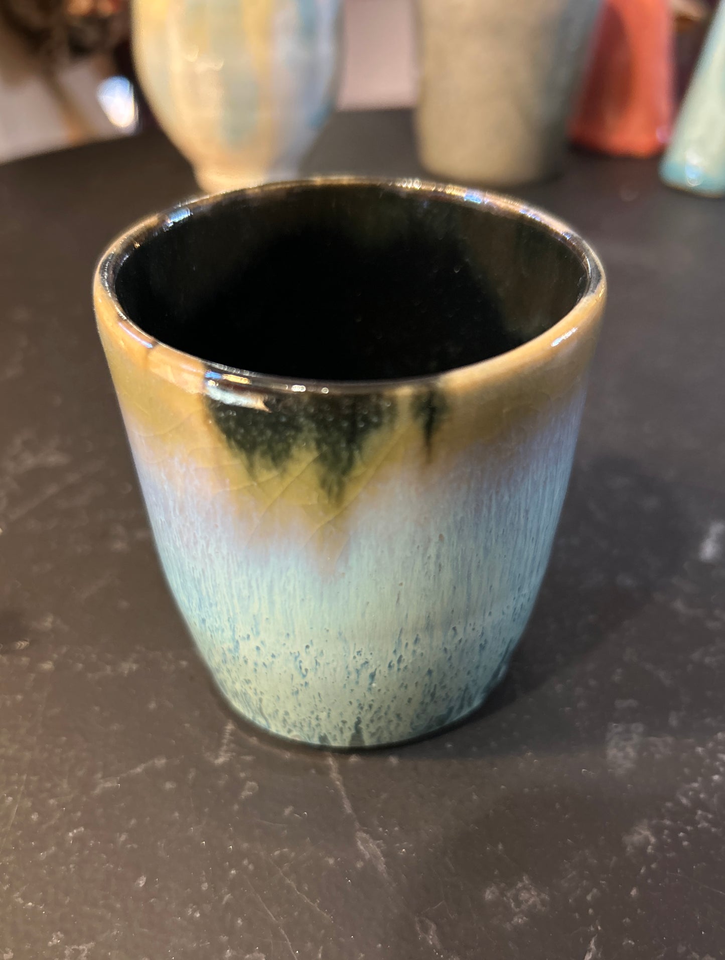 Teeschale/Kaffeebecher glasiert - Handgemachte Keramik von Johanna Reiner