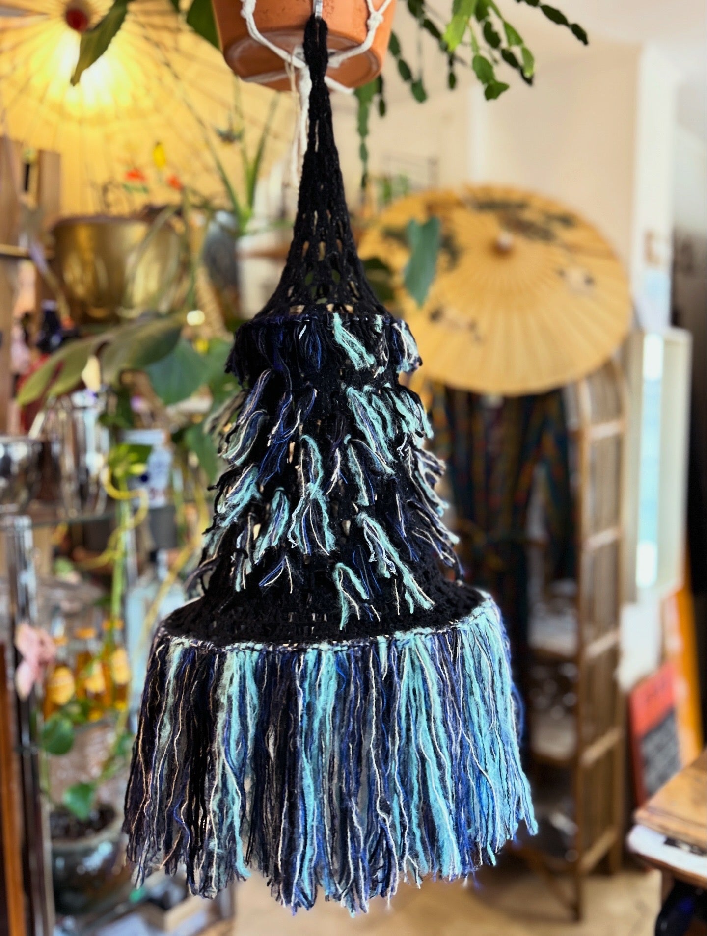 Lampenschirm für Pendelleuchte - handgemacht