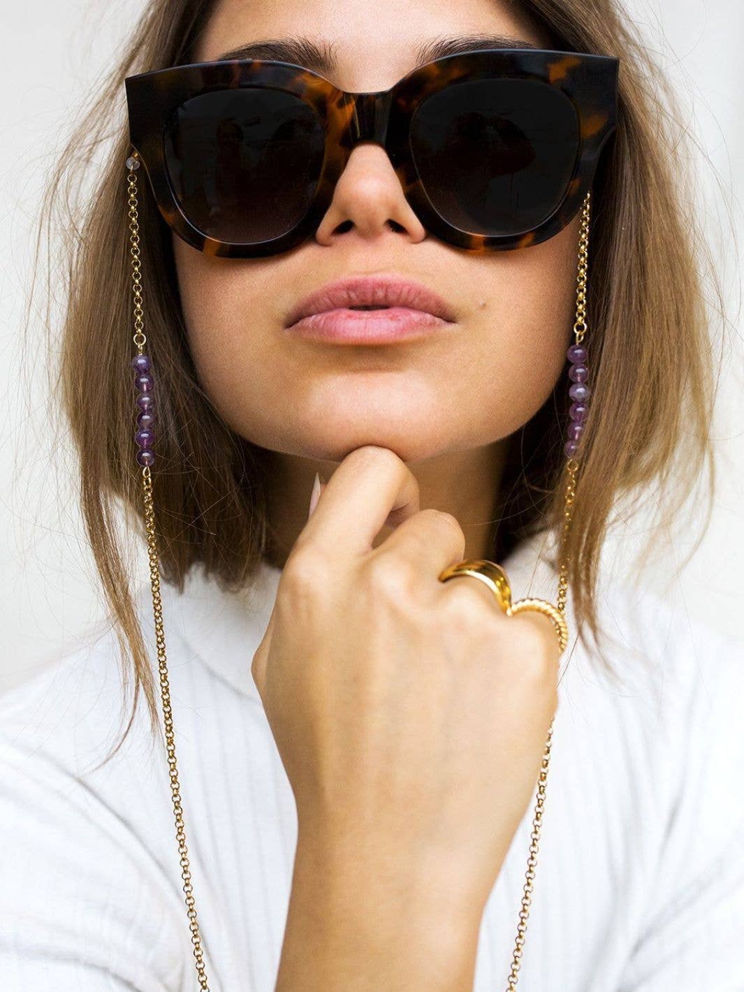 Violet Bliss – Brillenkette von Coco Bonito