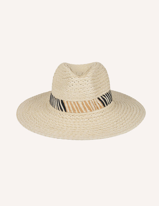 CUCOCUCA Sommerhut mit verstellbarer Größe in Beige / 100% Papier