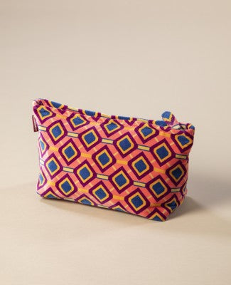 Kulturbeutel/Toiletttasche aus Baumwollsamt