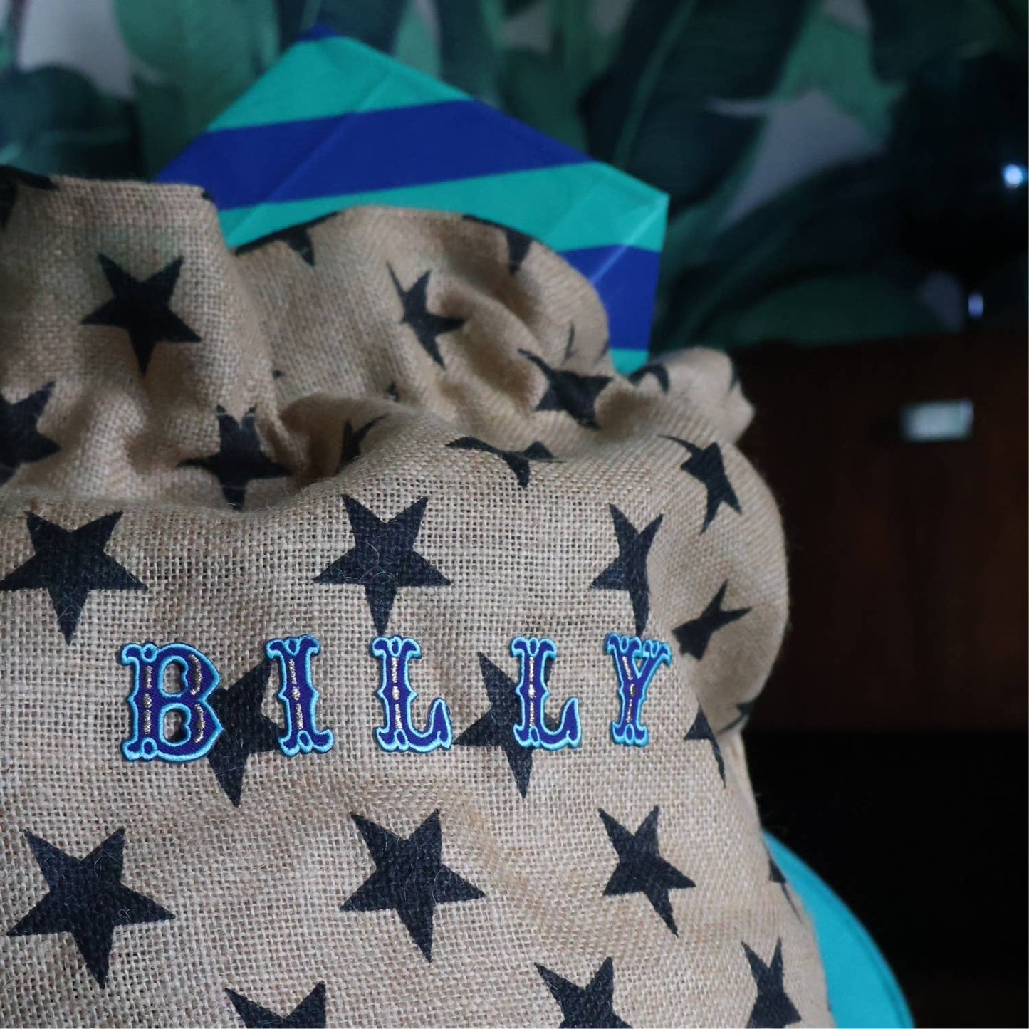 Luxuriöses Seidenpapier, Diamant/Diagonal, Kobaltblau/Jade