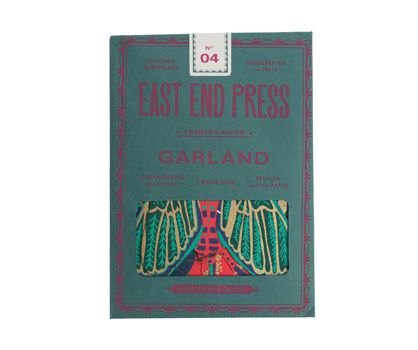 Insekten genähte Girlande