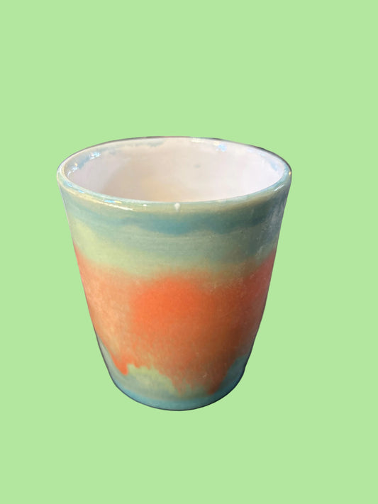 Teeschale/Kaffeebecher glasiert - Handgemachte Keramik von Johanna Reiner