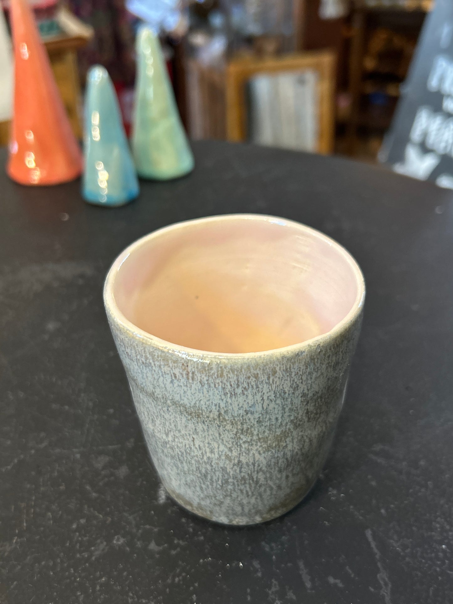 Teeschale/Kaffeebecher glasiert - Handgemachte Keramik von Johanna Reiner