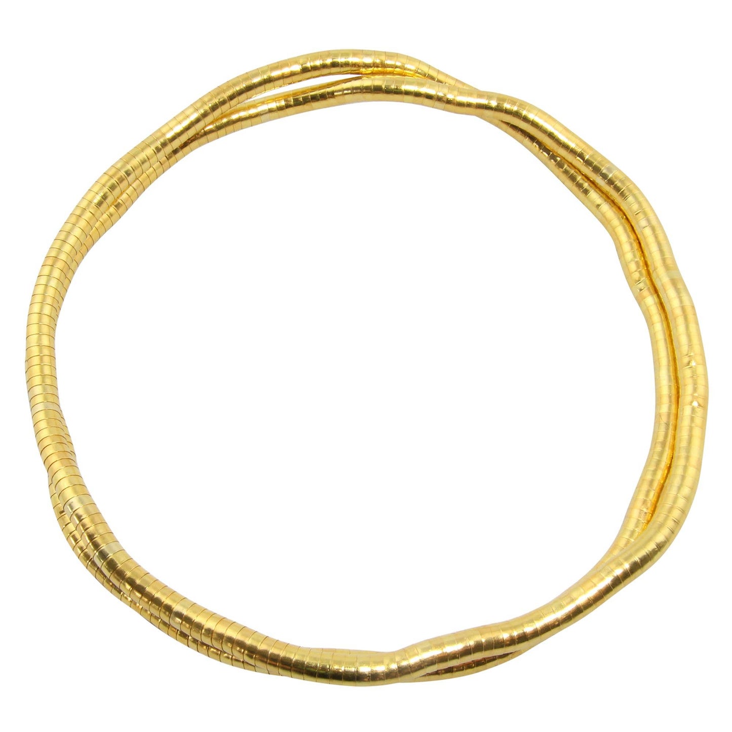 Halskette Schlangenkette gold dunkel 6mm Armband biegsam