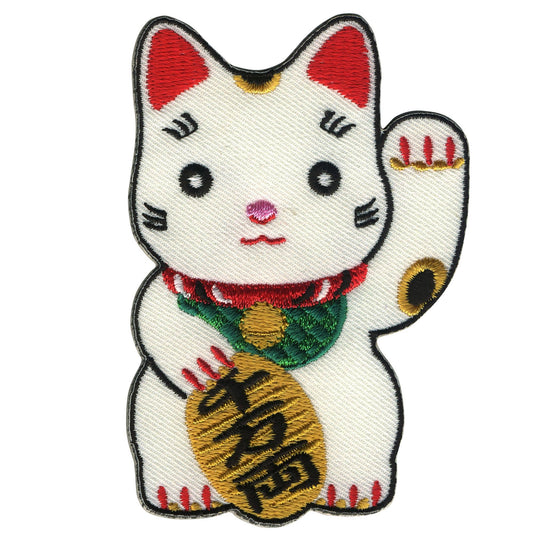 Aufnäher Winkekatze-Glückskatze Glücksbringer Patch