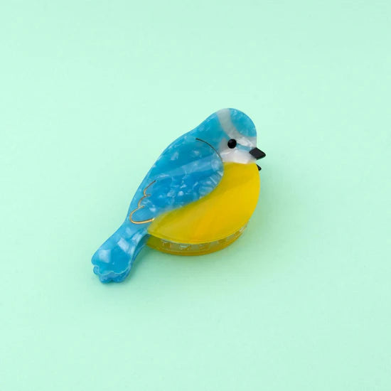 Haarklammer Blaumeise Vogel von Coucou Suzette