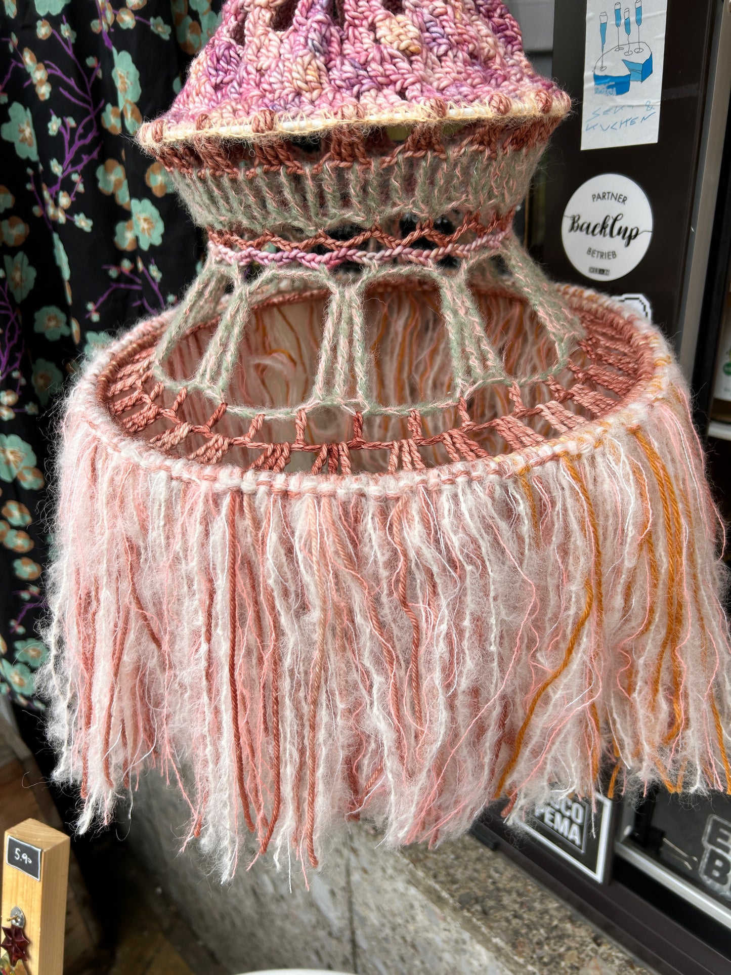 Lampenschirm für Pendelleuchte - handgemacht