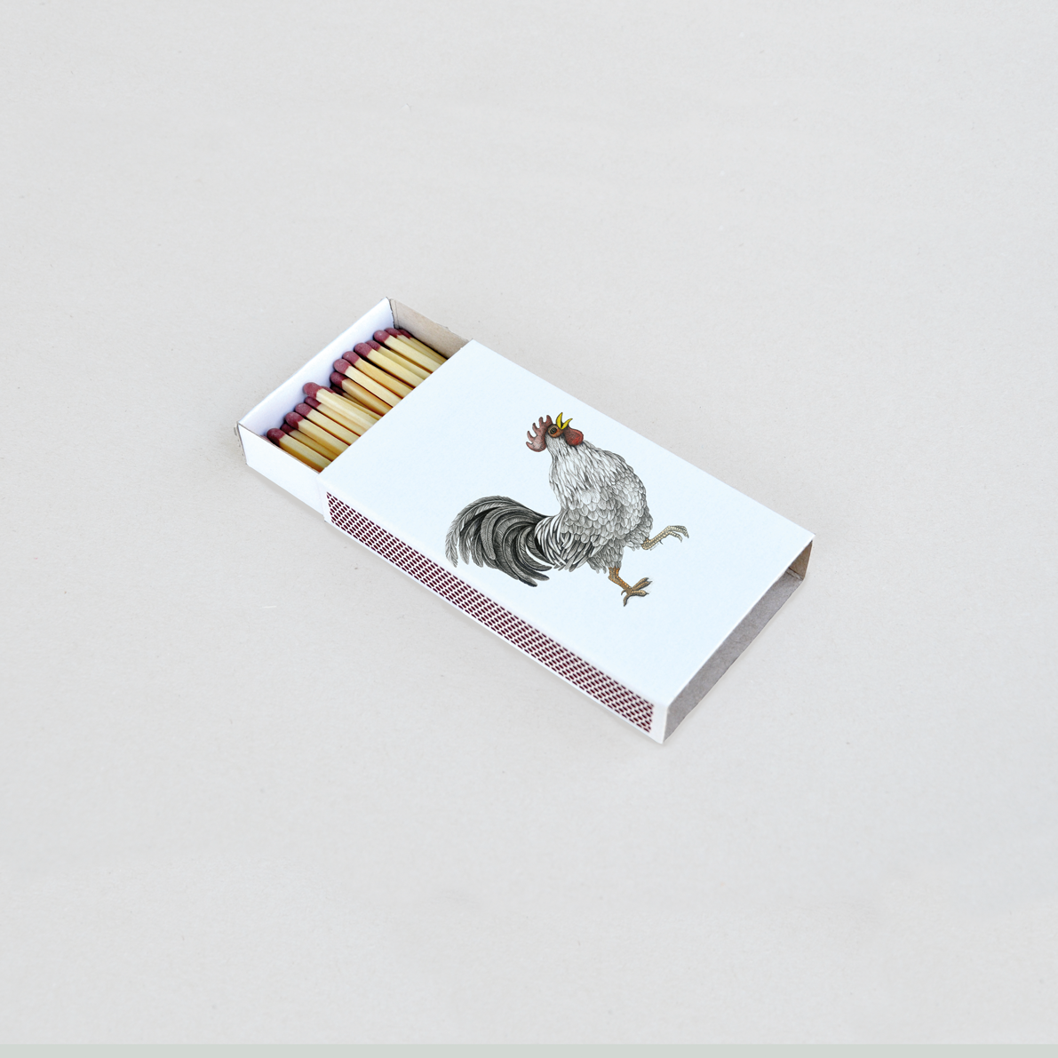 Ralph der Hahn - Streichholzschachtel/Zünder