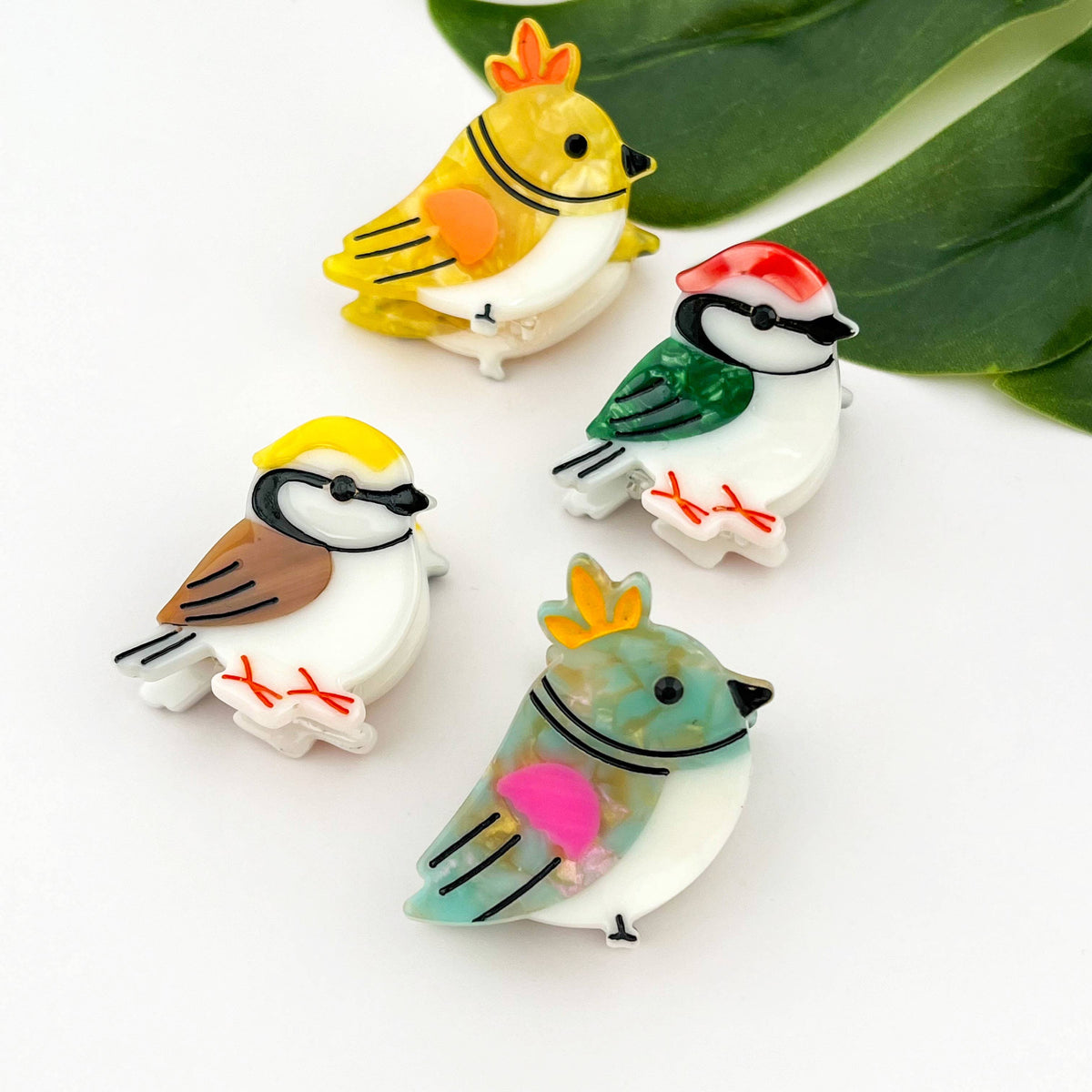 Mini Haarklammer Vogel
