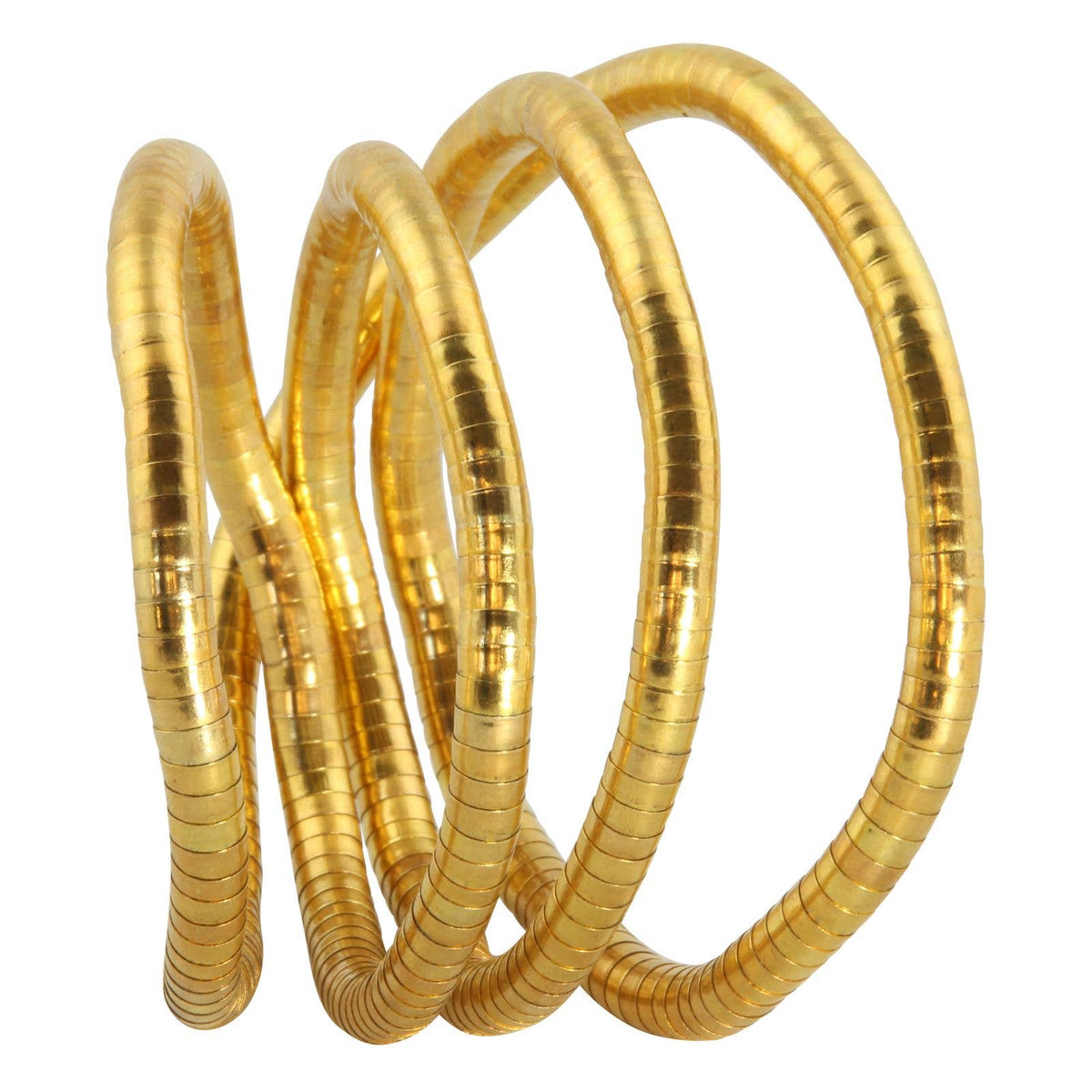 Halskette Schlangenkette gold dunkel 6mm Armband biegsam