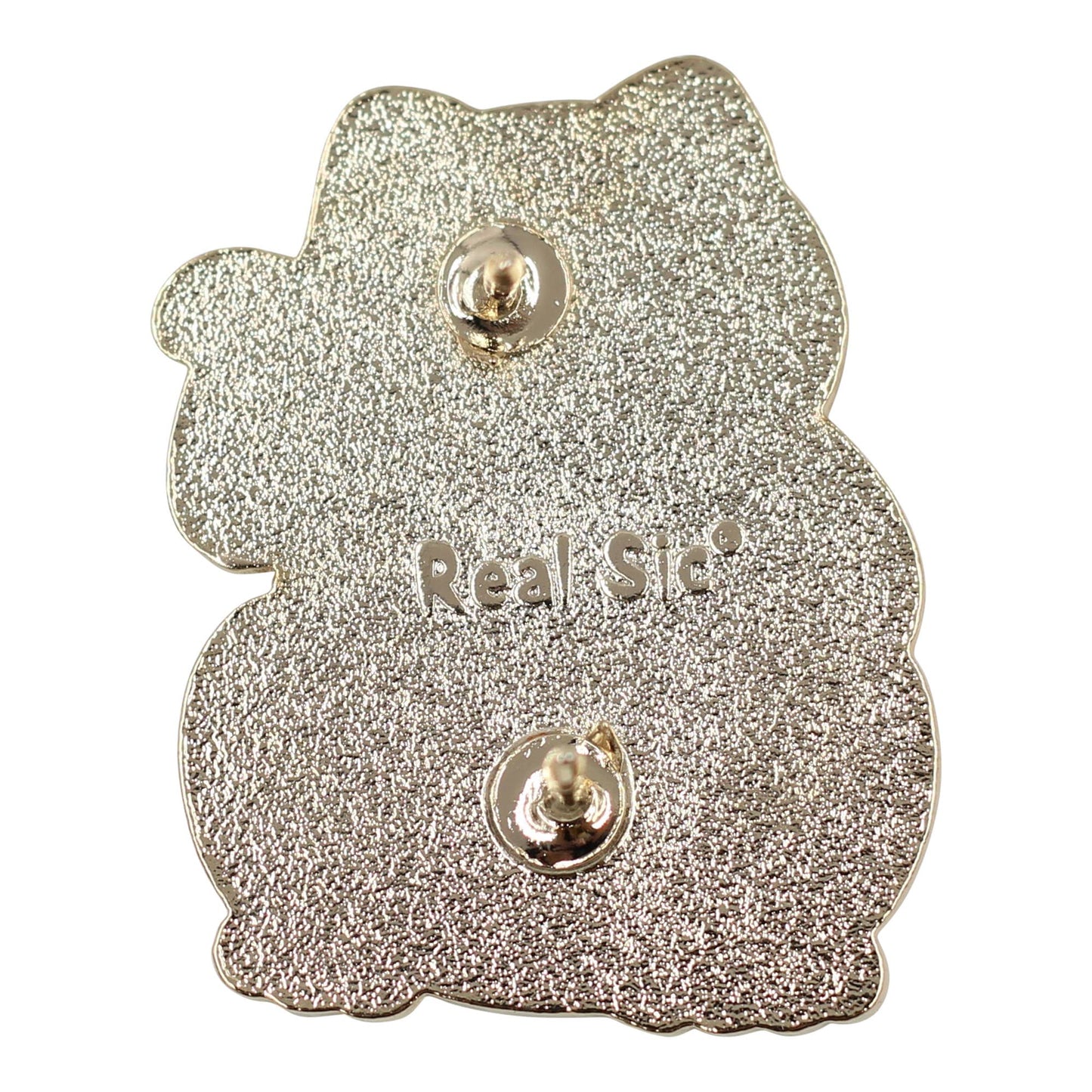 Lucky Cat Anstecknadel — Good Luck winkende Katze E: Schwarz