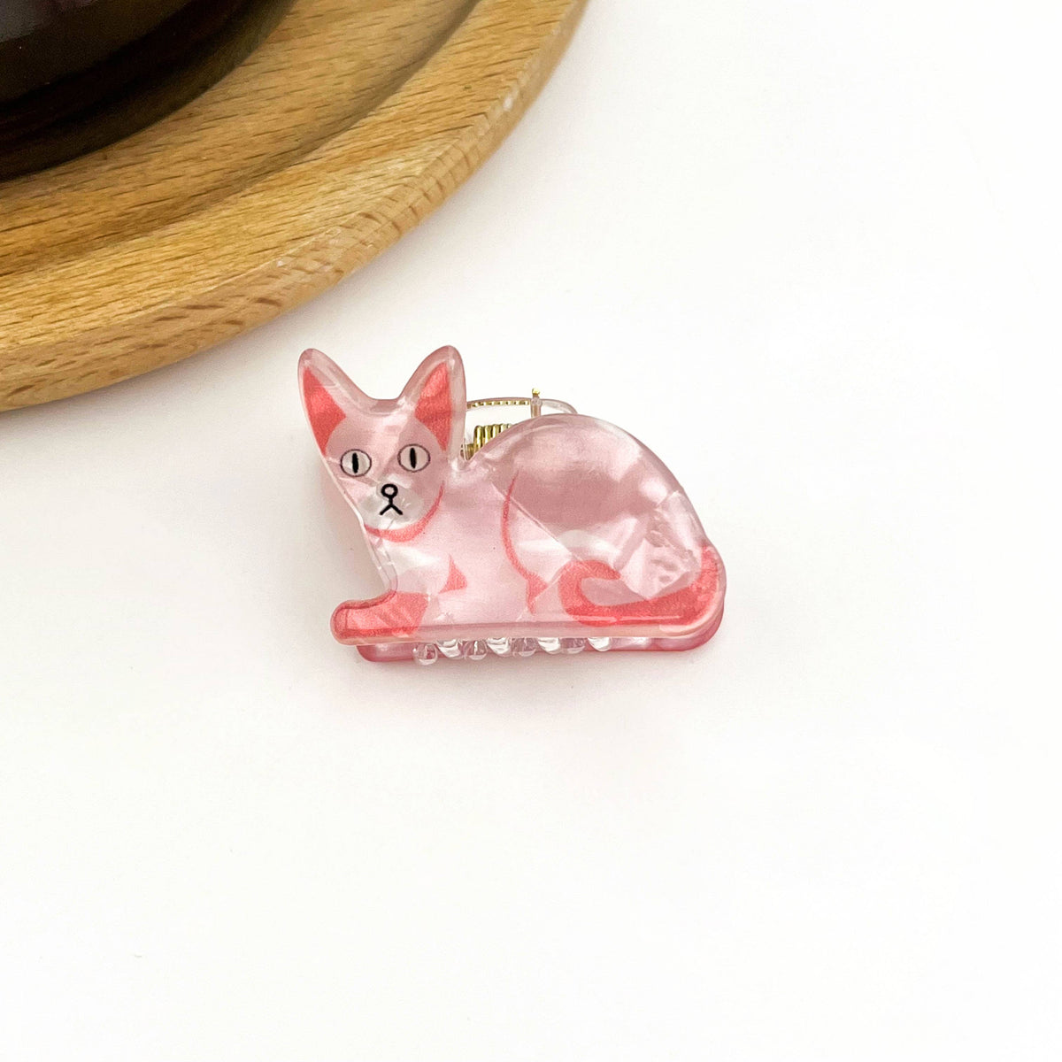 Mini Haarklammer Katze