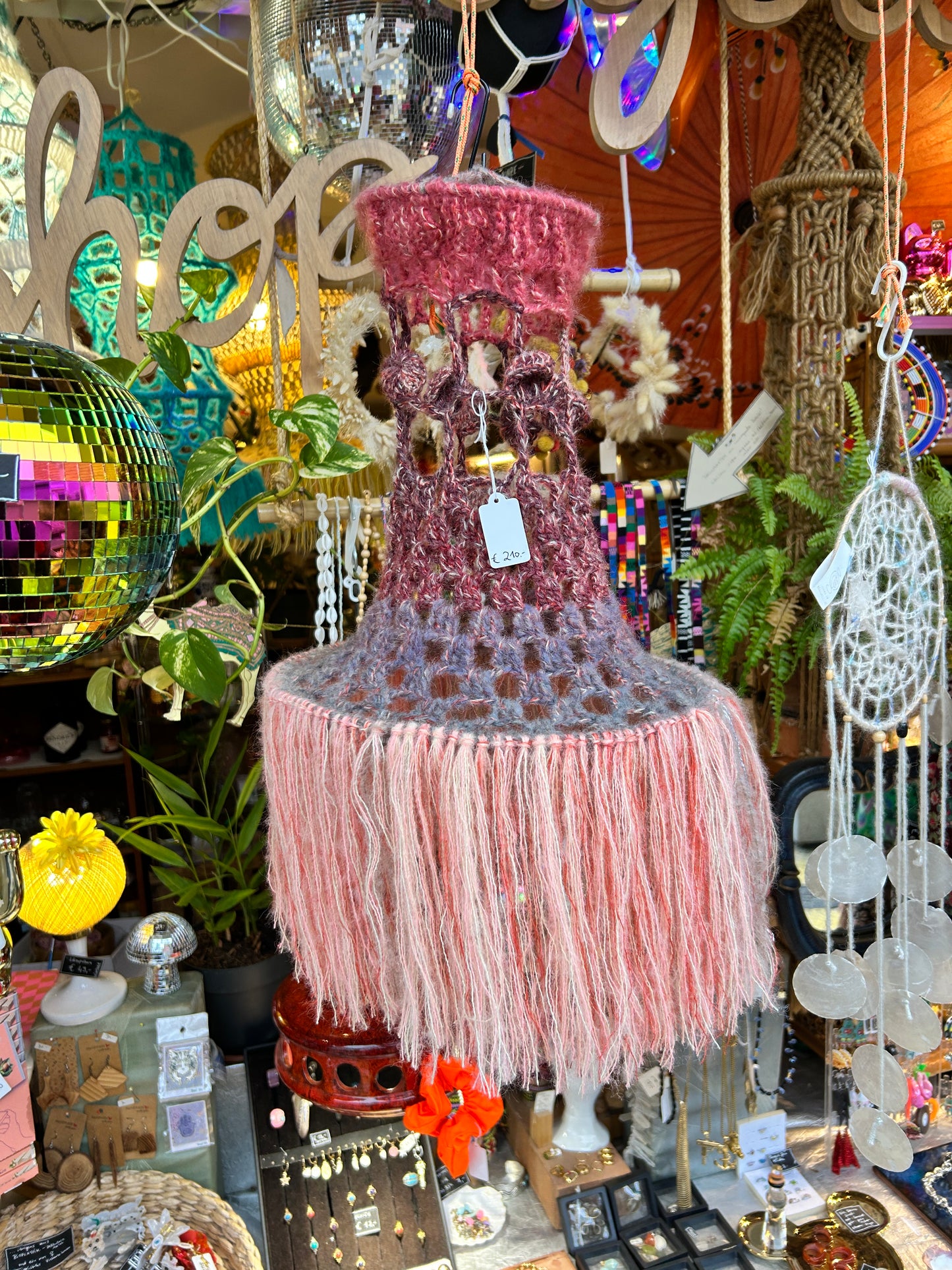 Lampenschirm für Pendelleuchte - handgemacht