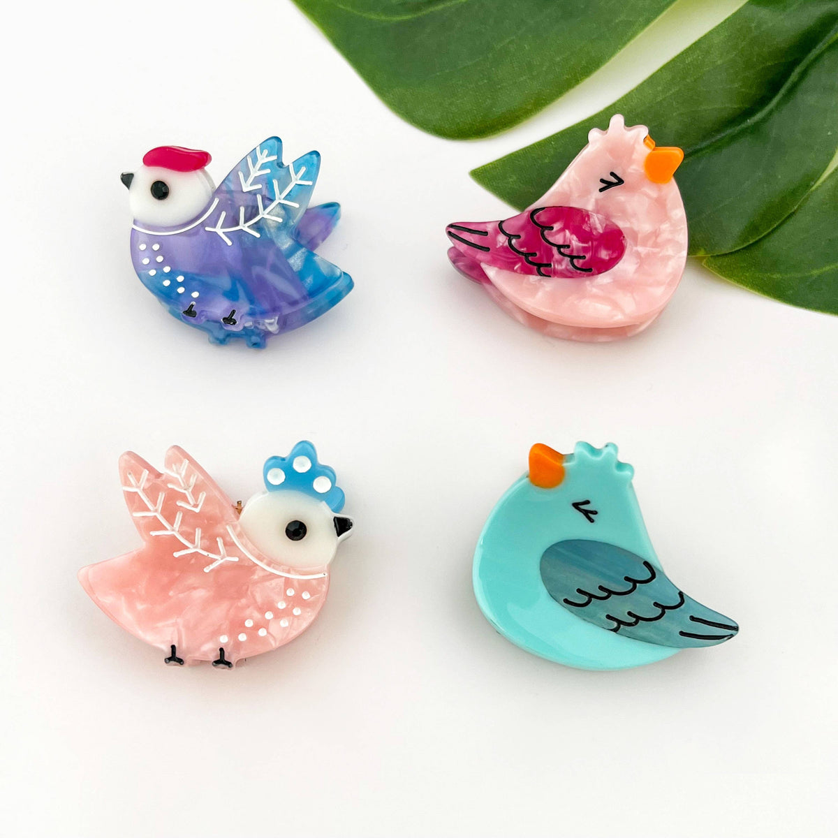 Mini Haarklammer Vogel