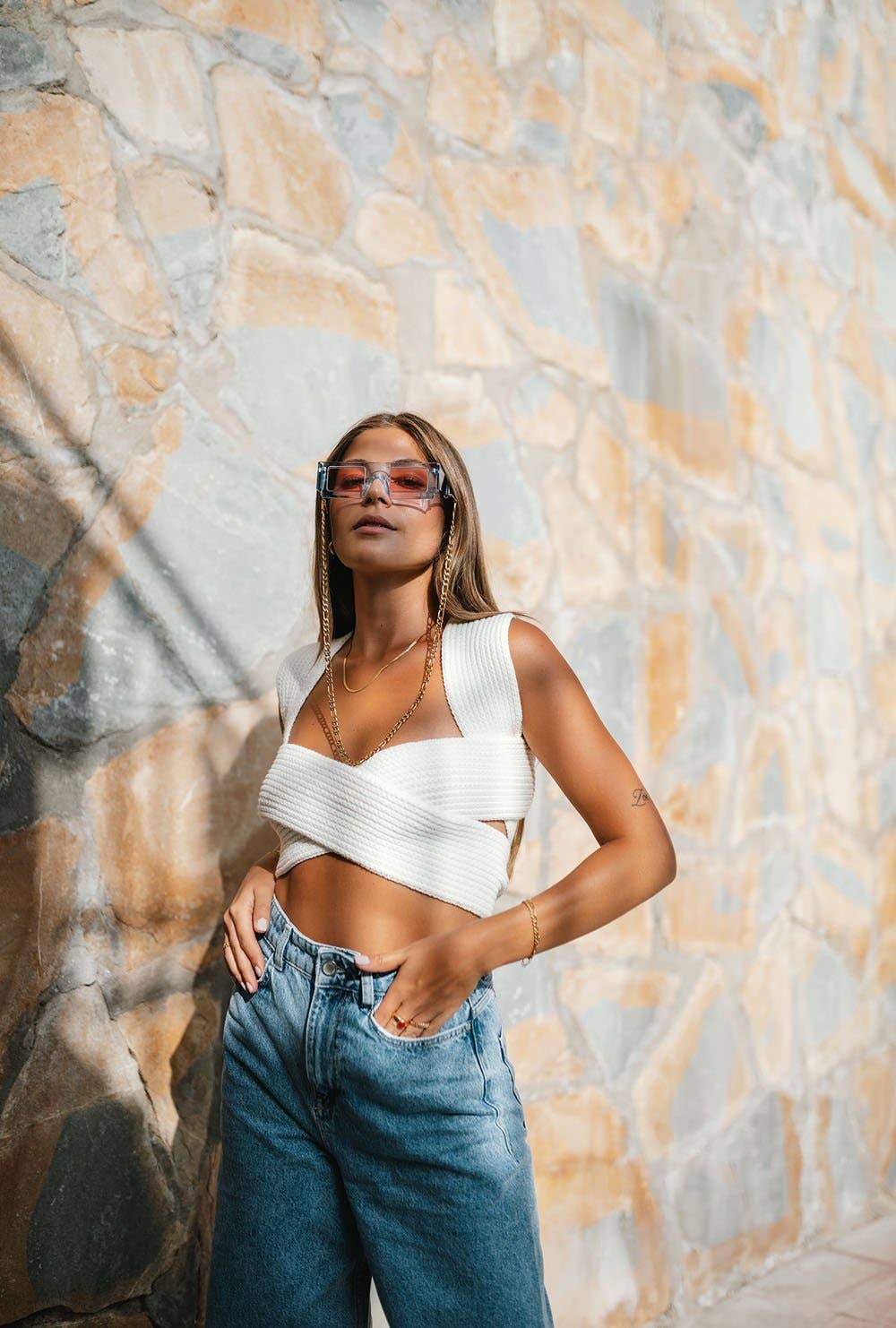 Figaro-Brillenkette von Coco Bonito