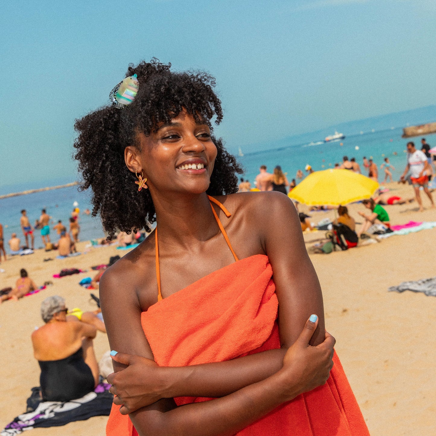 Haarklammer tropischer Fisch von Coucou Suzette