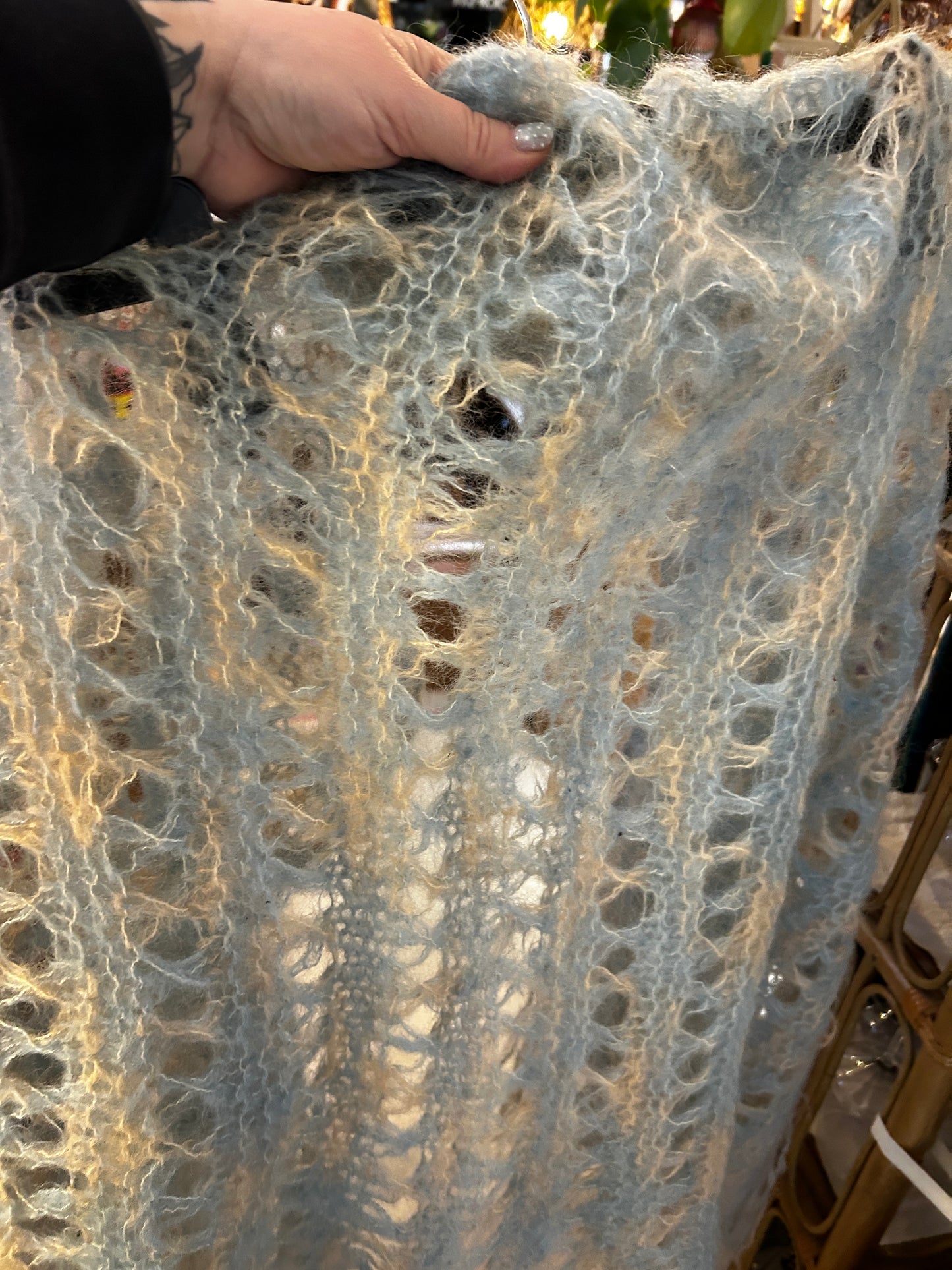 Wollener Umhang, Stola